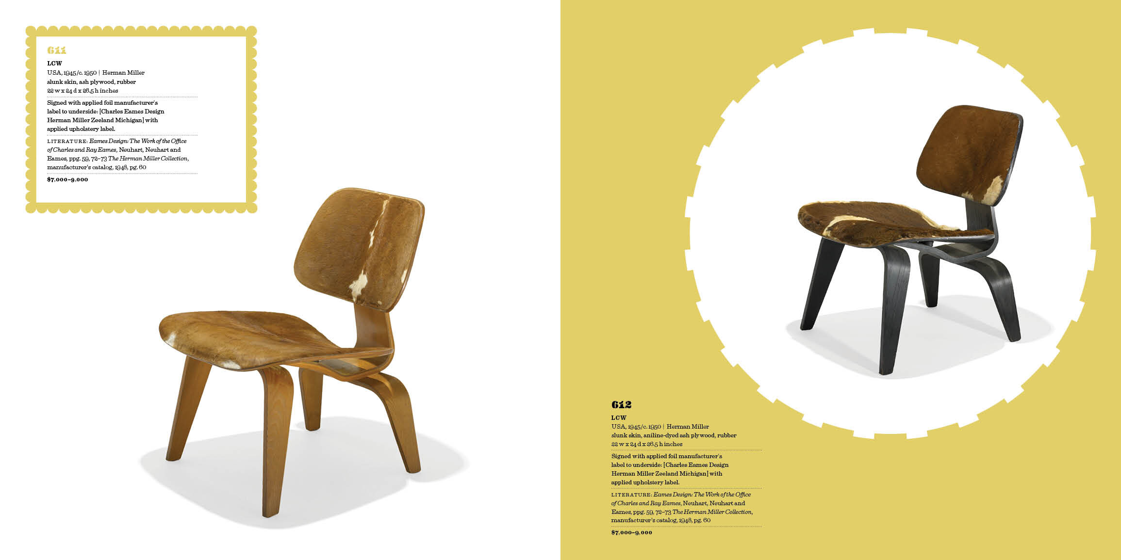 View or download the Eames Auction catalog. | Wright: Auctions of 