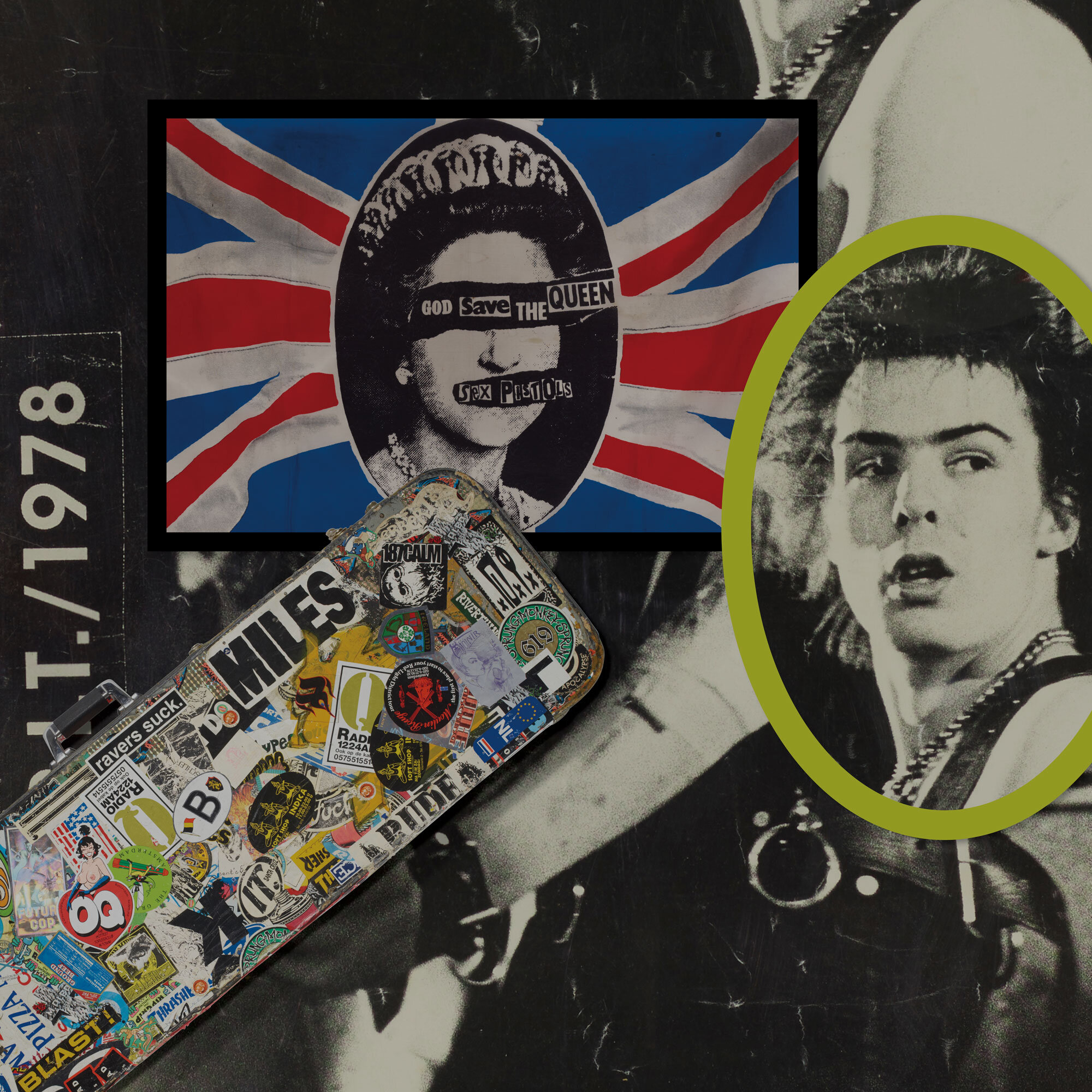 172: JAMIE REID, God Save the Queen banner for the Sex Pistols < Rock Style  from The Boyd Collection, 27 June 2019 < Auctions | Wright: Auctions of Art  and Design