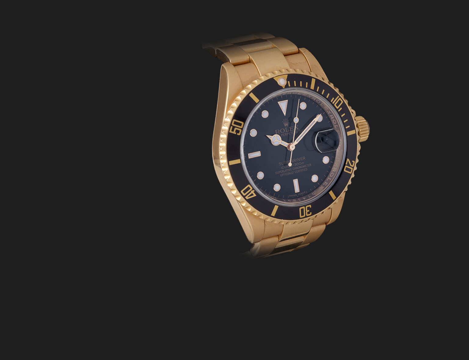 Ladies 18k Gold & Diamond Rolex Watch : Lot 139. Estimated  $8,000-$12,000