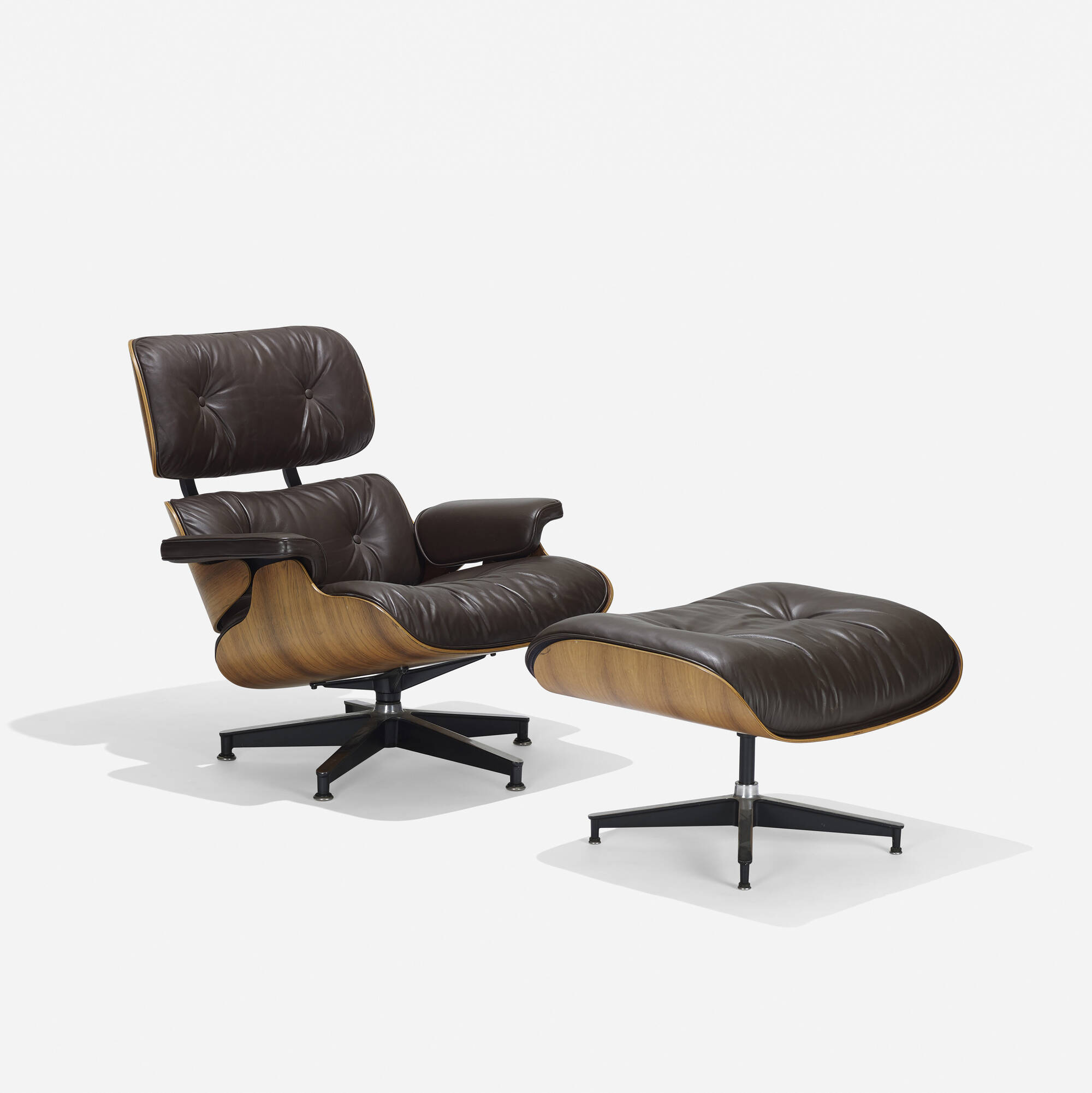 100: CHARLES AND RAY EAMES, 670 lounge chair and 671 ottoman