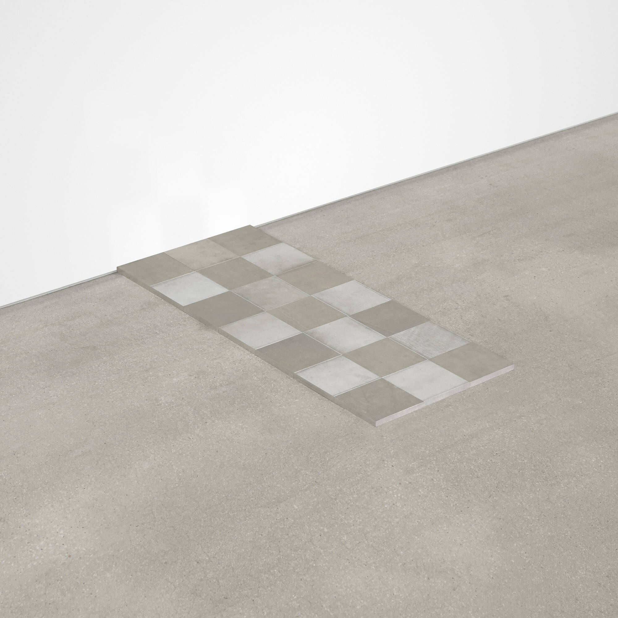 106: CARL ANDRE, Aluminum Σ 21 < Object Quality: Sculptural Works