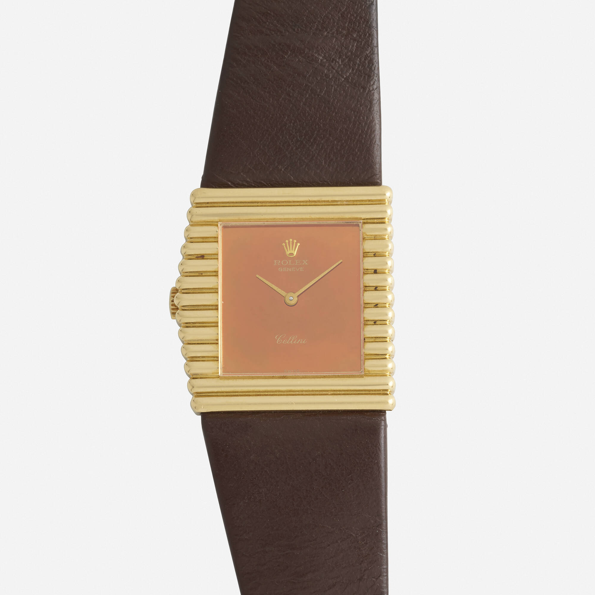 128: ROLEX, 'Cellini King Midas' gold wristwatch, Ref. 4015 