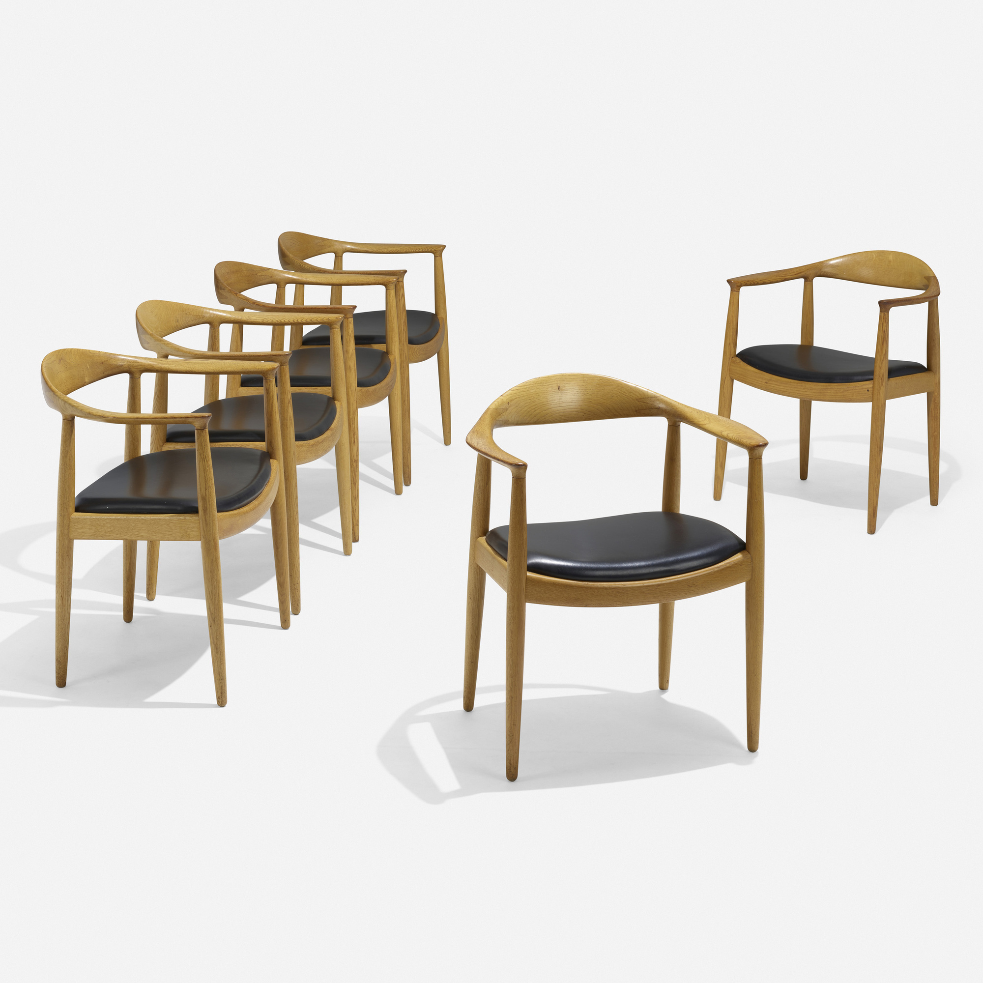 133: HANS J. WEGNER, The Chairs, set of six < Scandinavian Design 