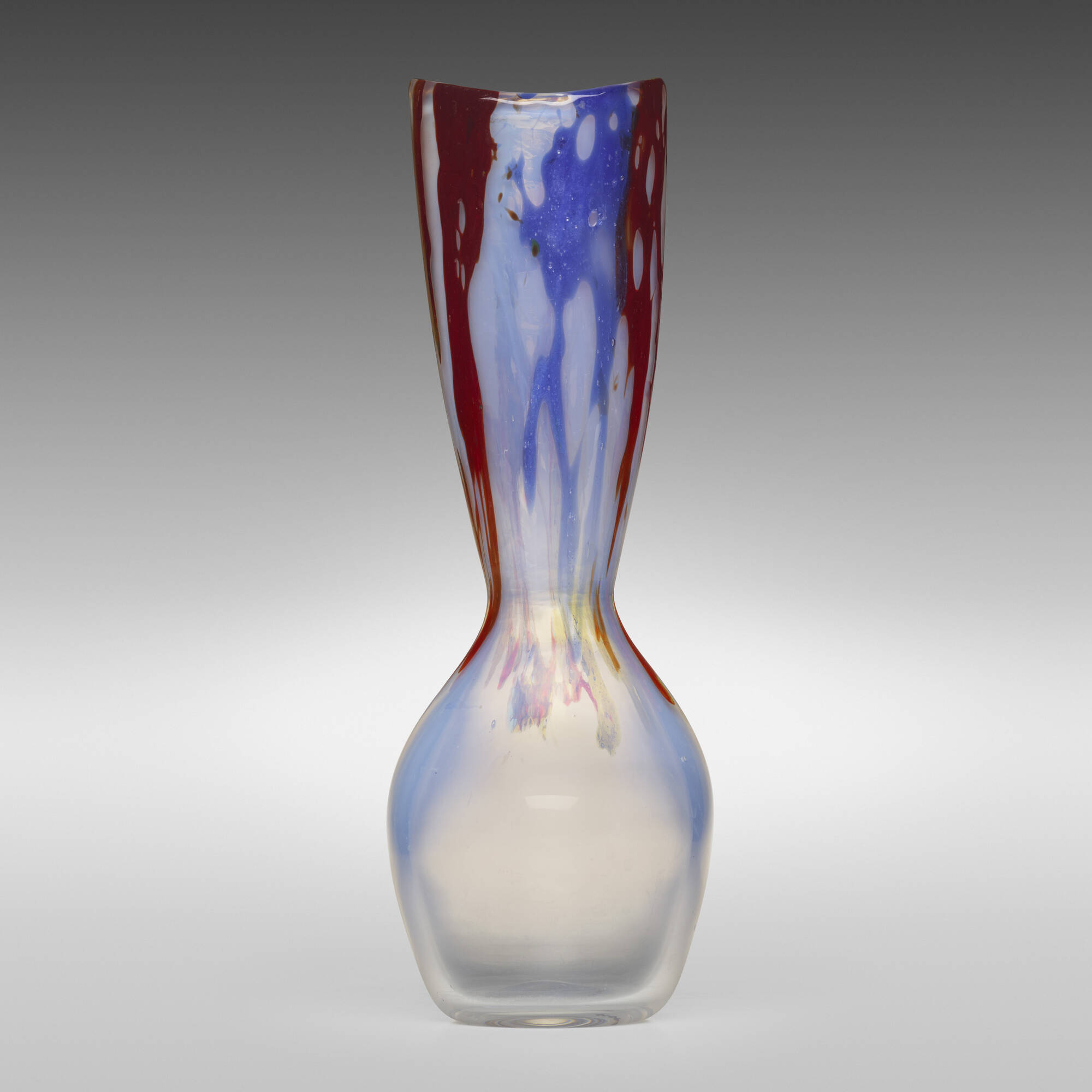 137: DINO MARTENS, Rare Vetro Vulcano vase, model 5879 < Important 
