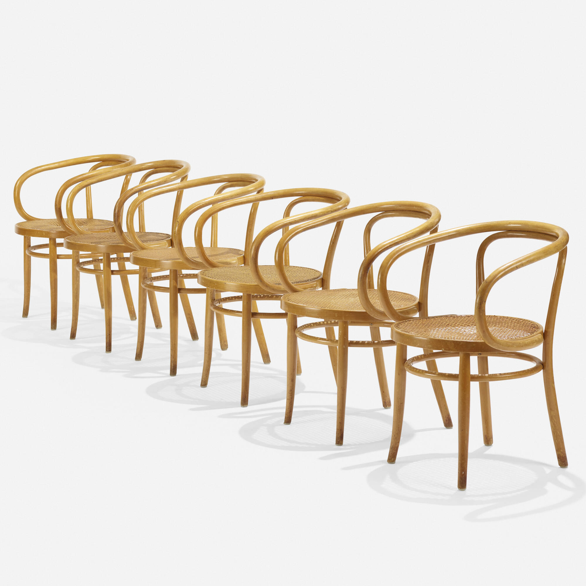 dief comfortabel Systematisch 152: GEBRÜDER THONET, 209 armchairs, set of six < International Style: The  Boyd Collection, 7 November 2019 < Auctions | Wright: Auctions of Art and  Design