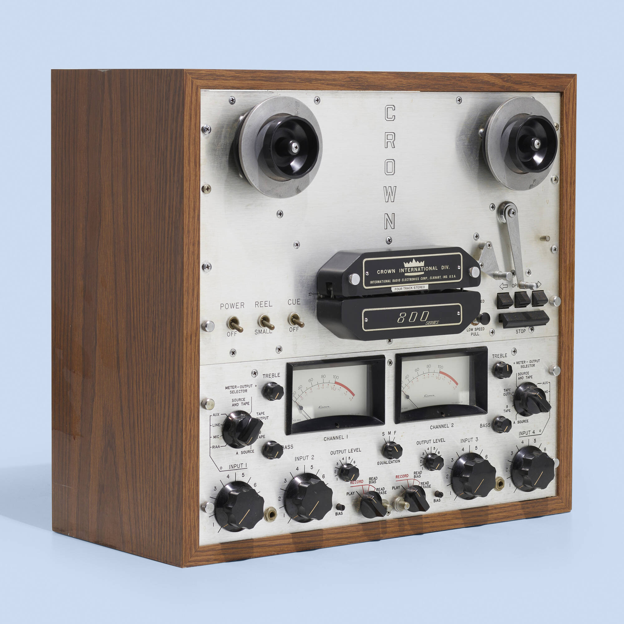 168: CROWN AUDIO, INC., 800 reel-to-reel four-track stereo tape deck,  serial no. S-269 < American Design Online, 25 February 2022 < Auctions