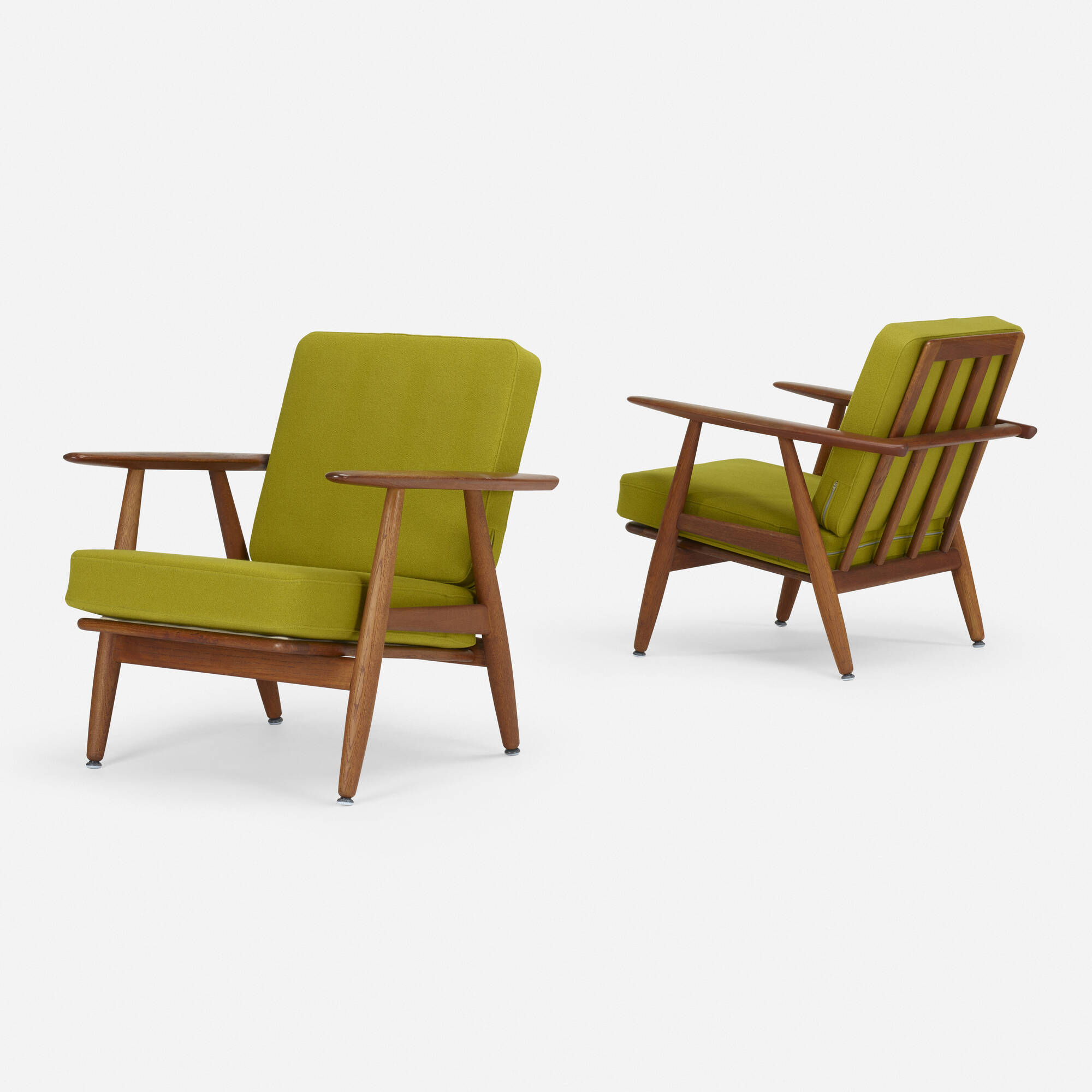 168: HANS J. WEGNER, Lounge chairs model GE240, pair < Design, 31