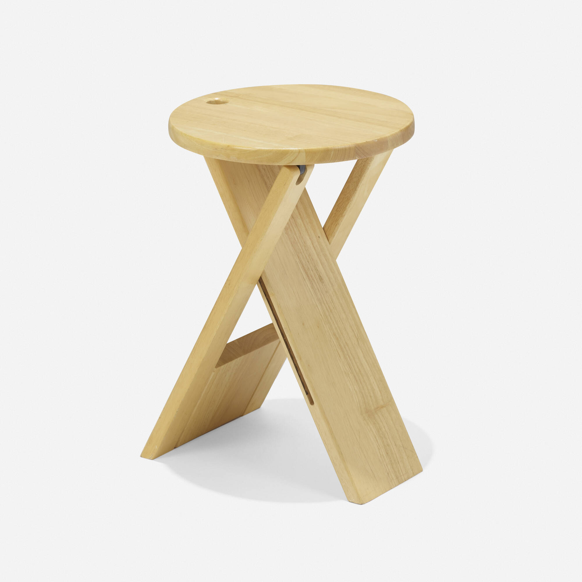 185: ROGER TALLON, TS folding stool < A Seat for One: Historical 