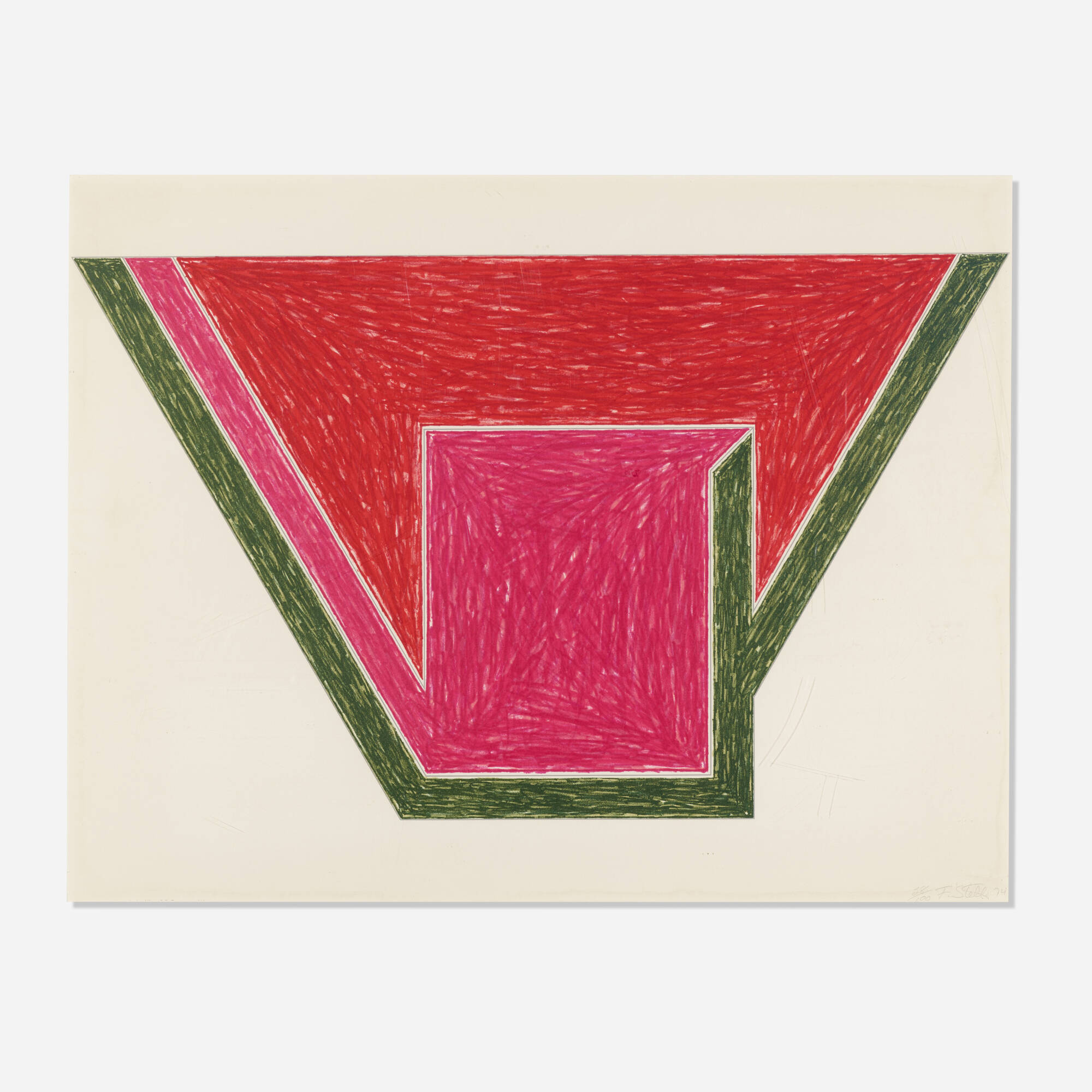 191: FRANK STELLA, Union (from the Eccentric Polygons series 