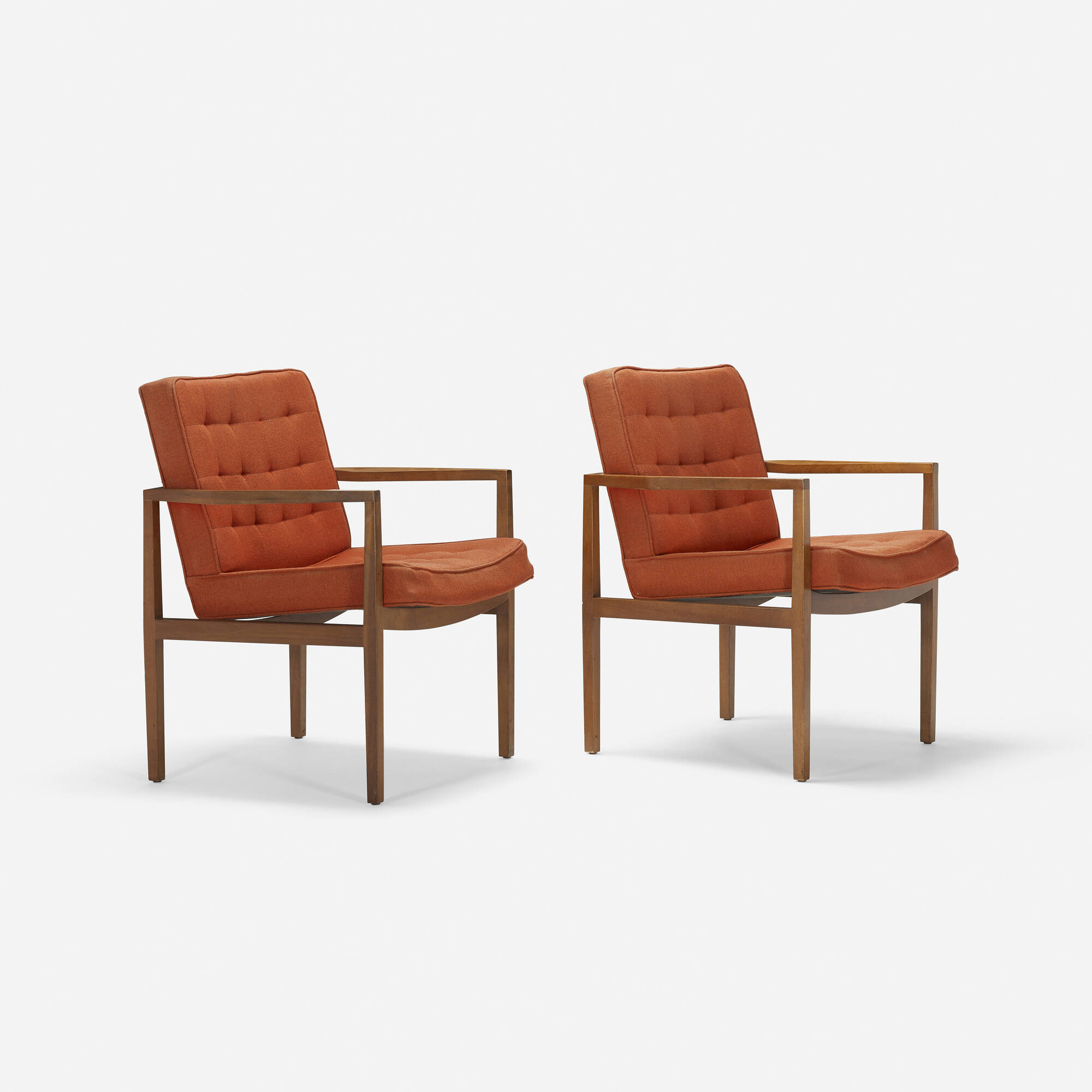 191: VINCENT CAFIERO, lounge chairs, pair