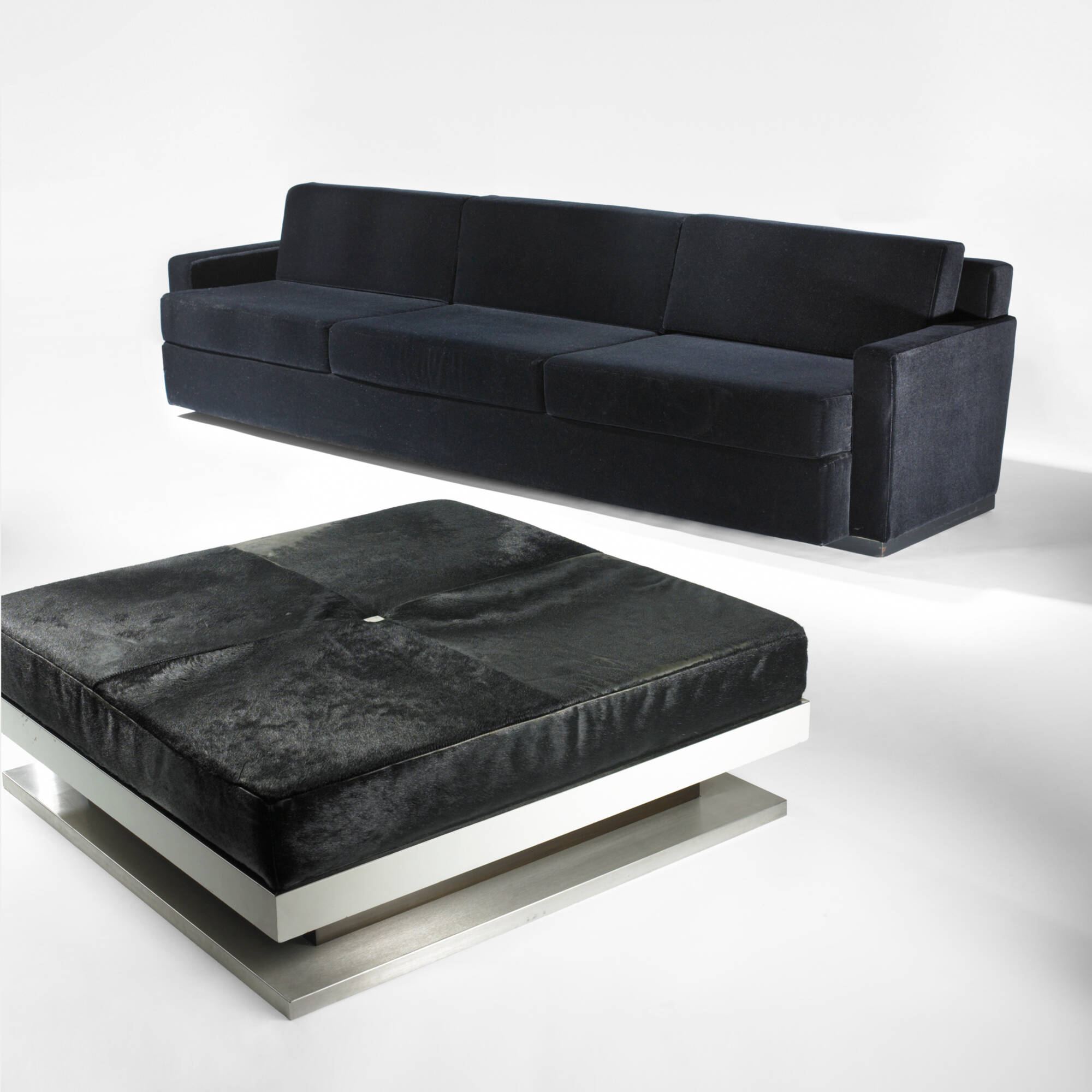 232: TOM FORD AND WILLIAM SOFIELD, sofa and ottoman for Yves Saint Laurent  < Important Design, 8 December 2009 < Auctions | Wright: Auctions of Art  and Design