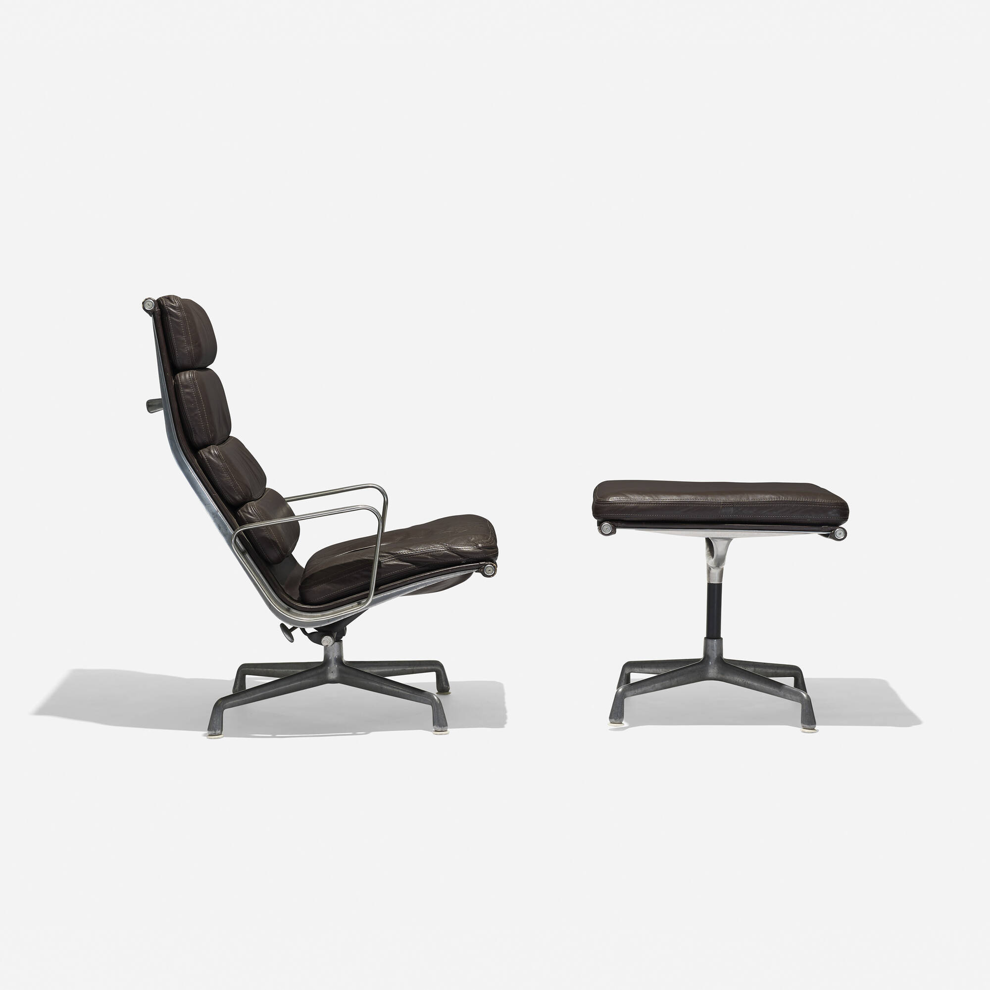 262: CHARLES AND RAY EAMES, Soft Pad lounge chair and ottoman