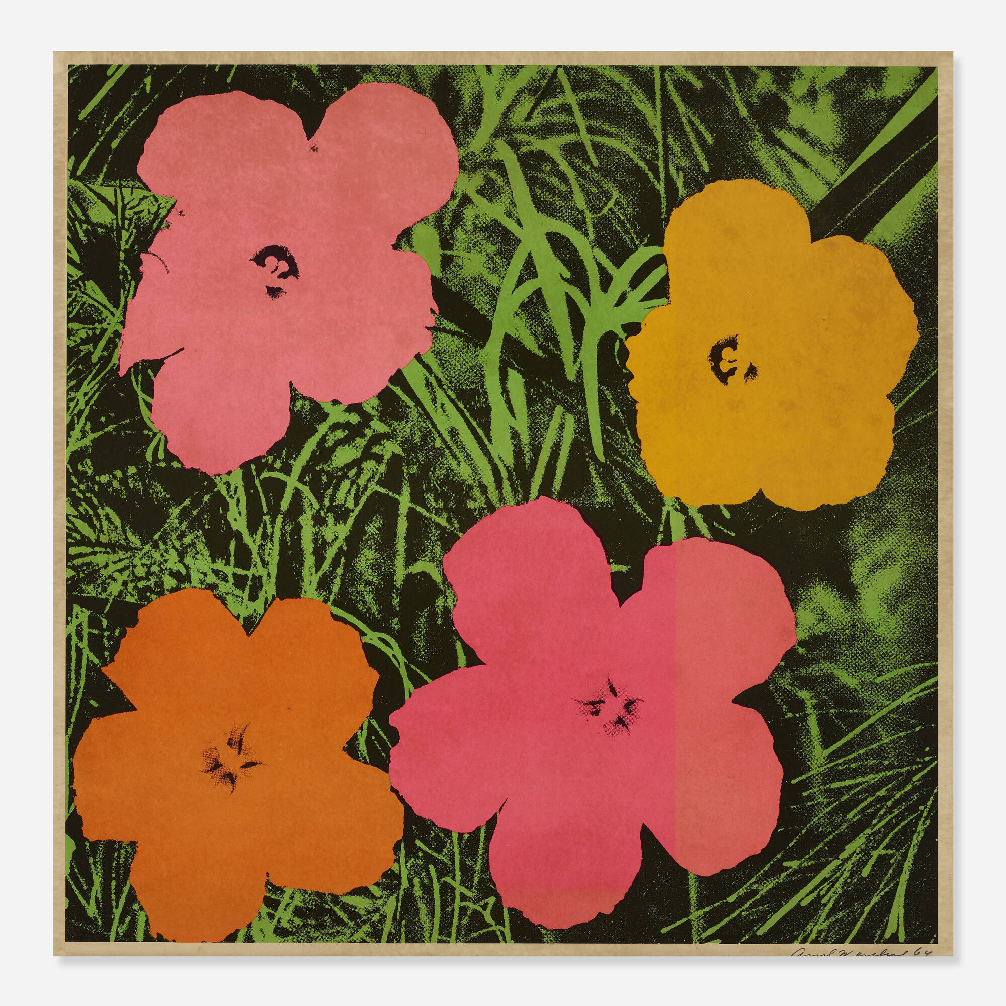 269 Andy Warhol Flowers Art Design 17 October 19 Auctions Wright Auctions Of Art And Design