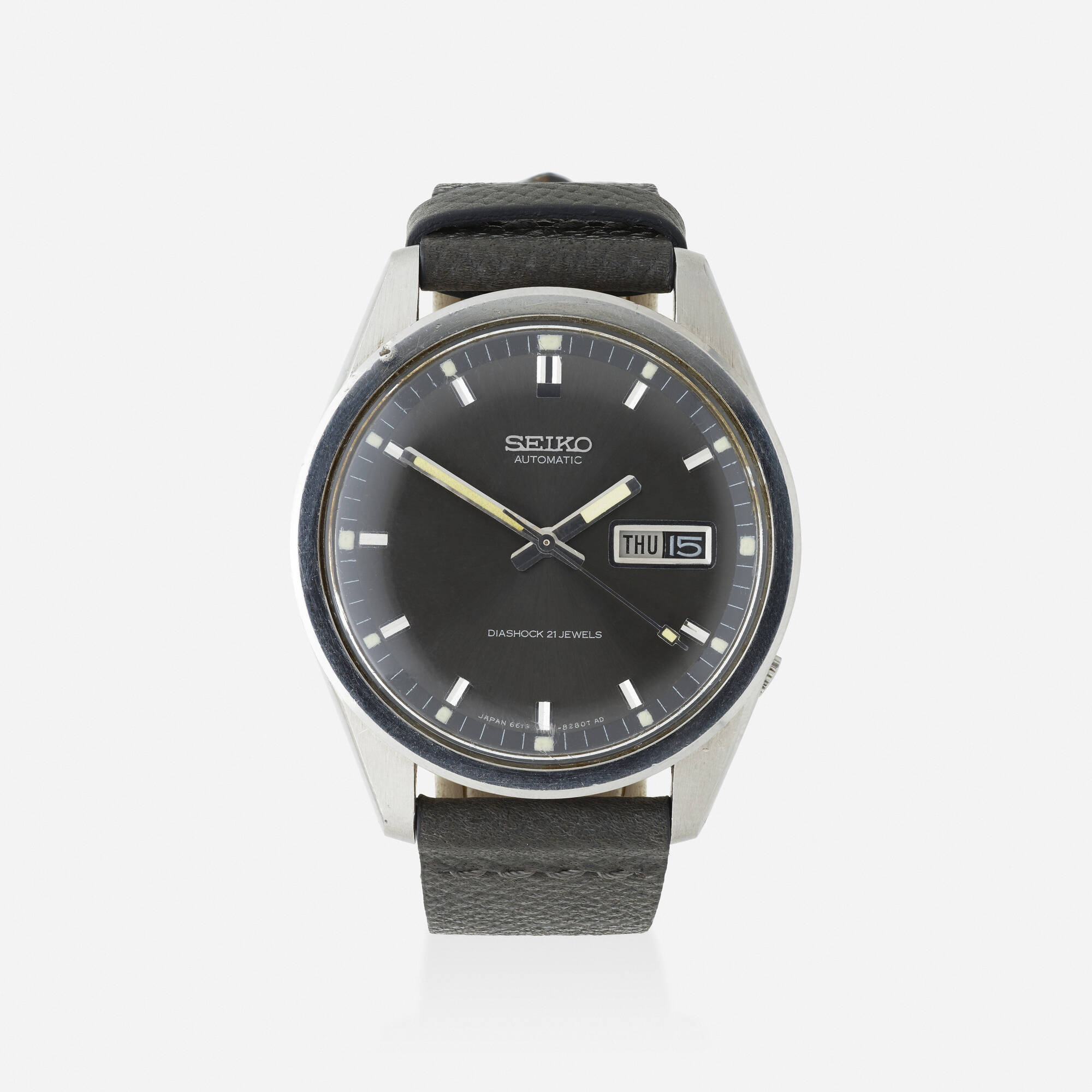 280: SEIKO, 'Diashock' wristwatch, Ref. 6619-8280T AD < Important 