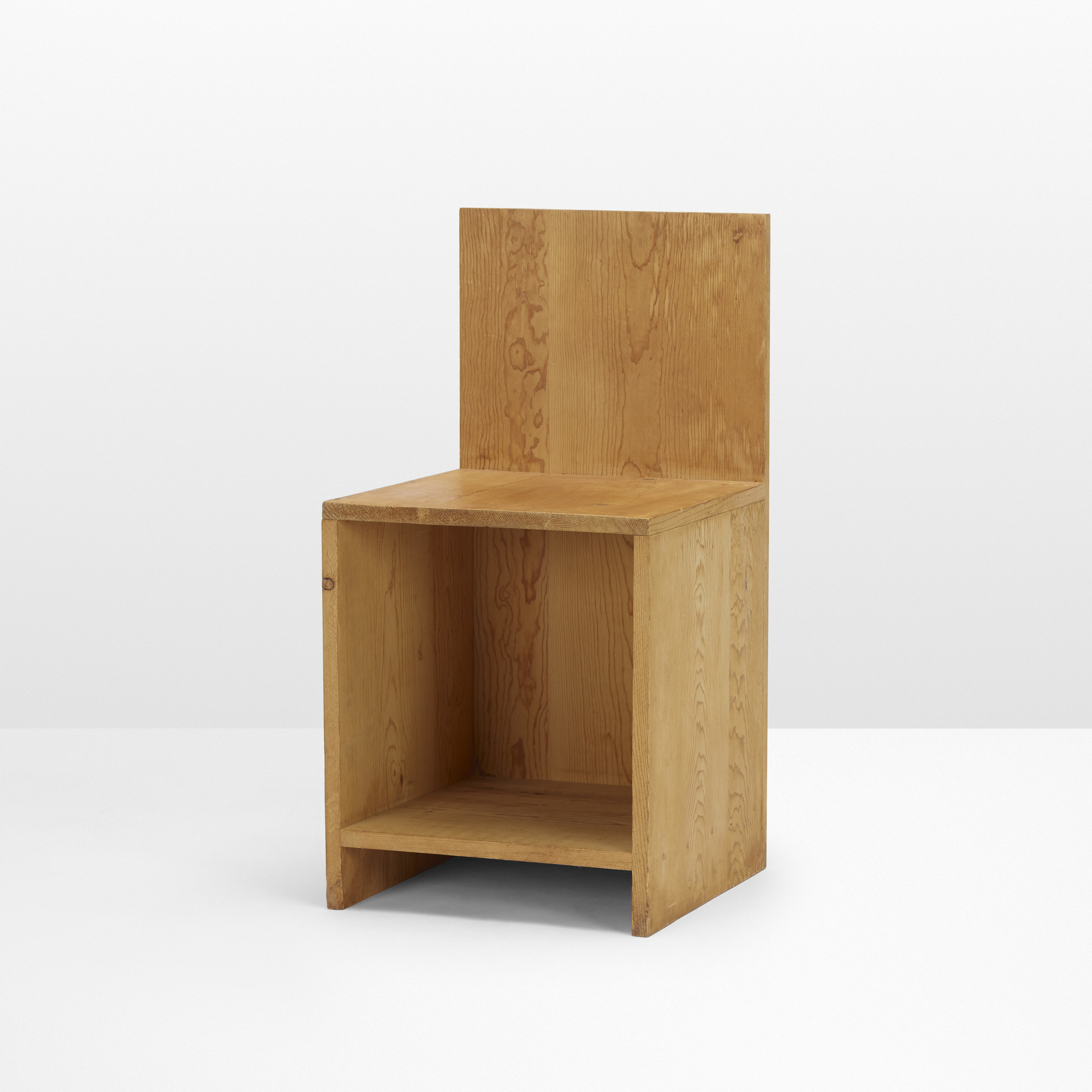 2: DONALD JUDD, Early chair < The Boyd Collection – I. Masterworks