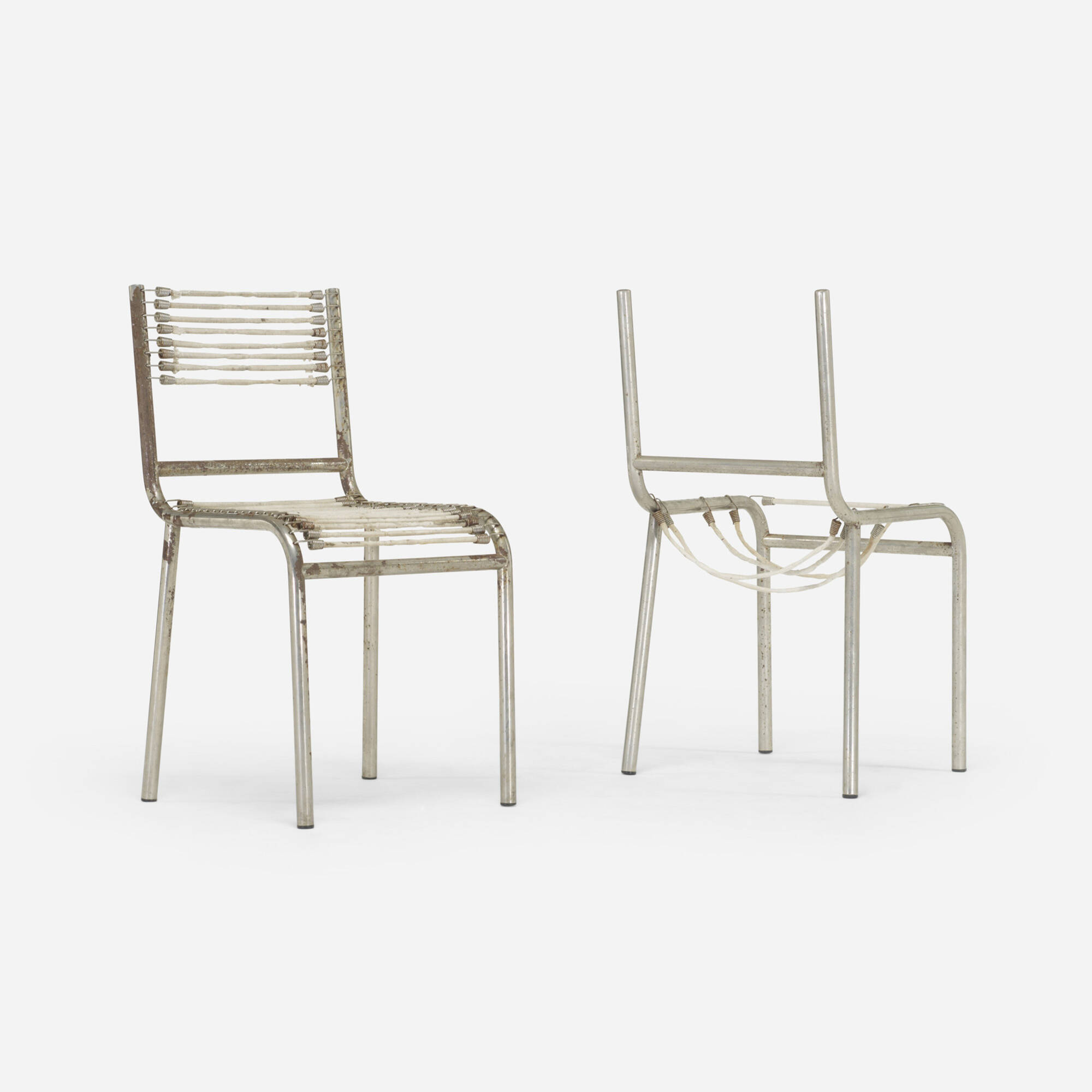 301: RENÉ HERBST, Sandows chairs, pair