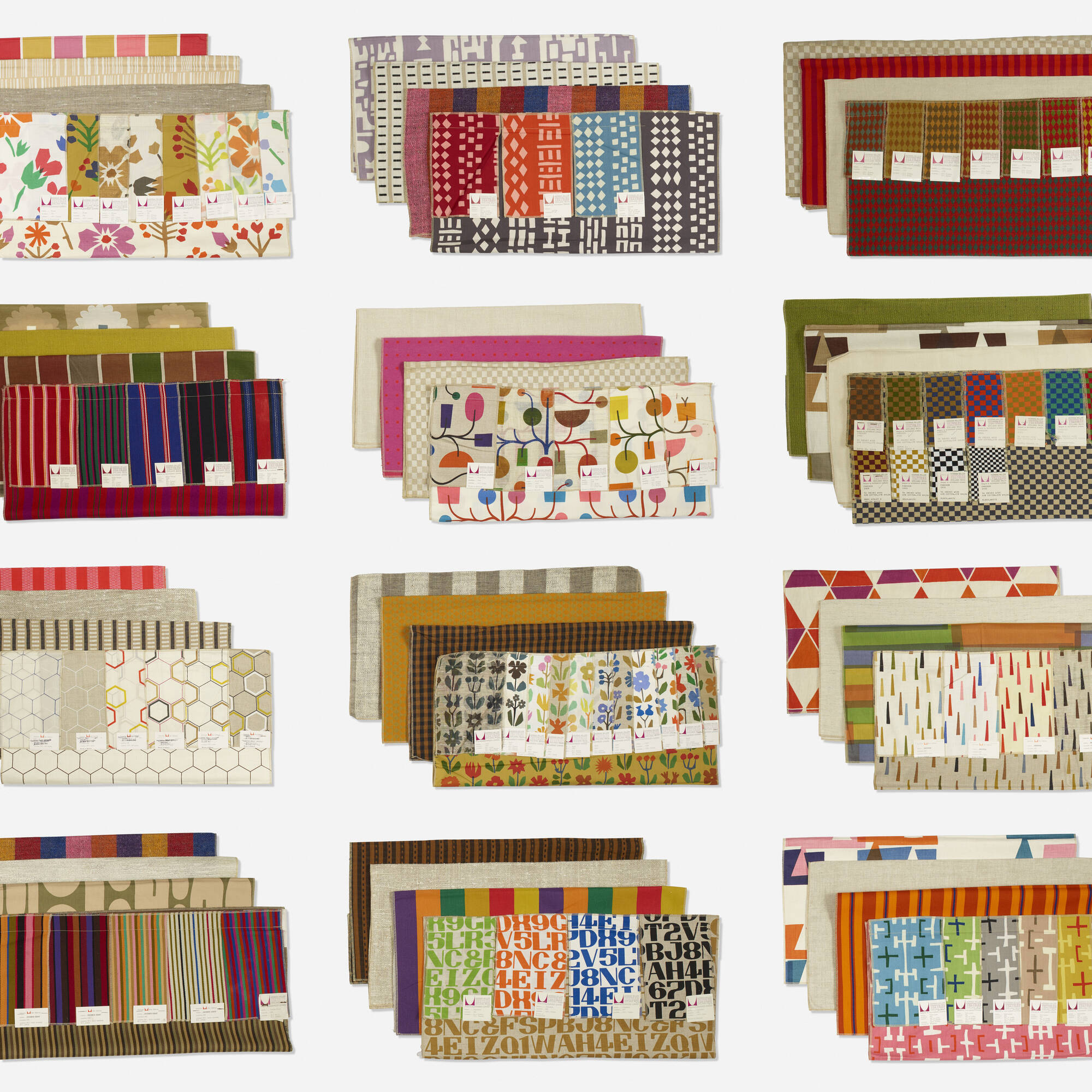 323: ALEXANDER GIRARD, Important collection of fabric samples 