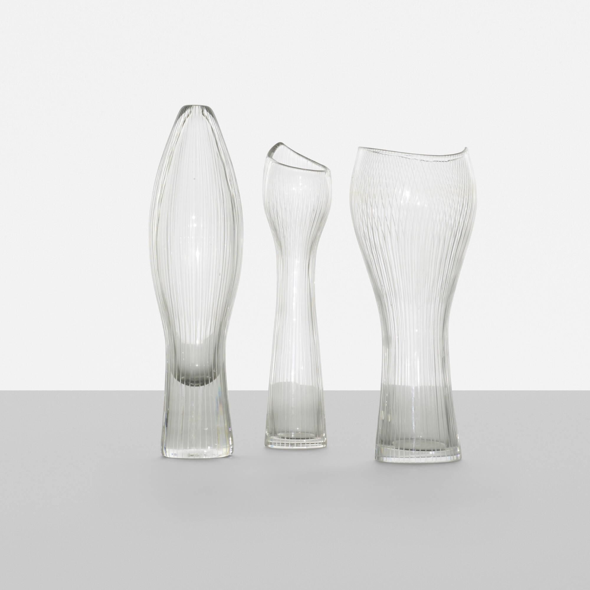 343: TAPIO WIRKKALA, vases, set of three < Scandinavian Design, 14 November  2013 < Auctions | Wright: Auctions of Art and Design