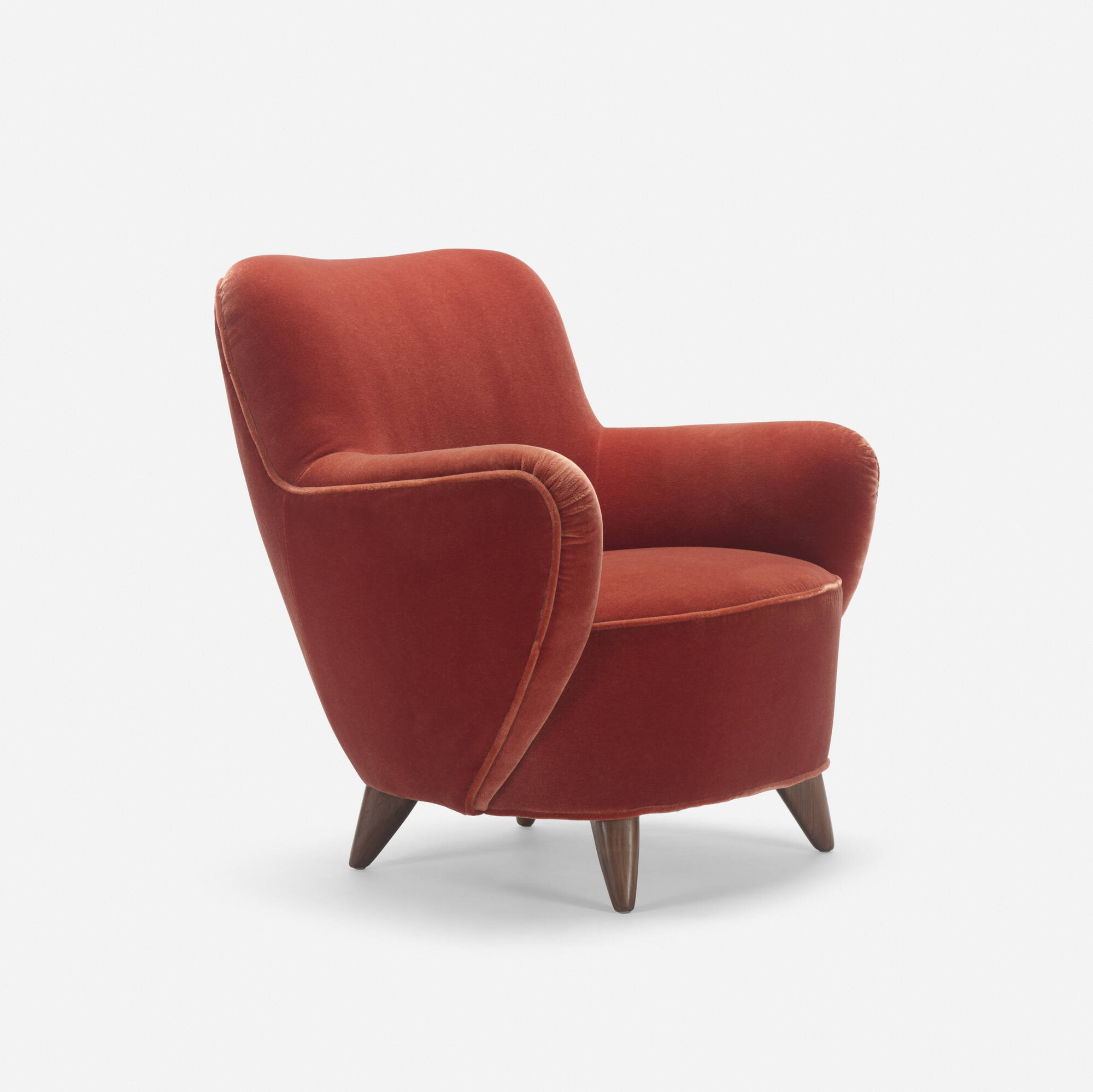 359: VLADIMIR KAGAN, Barrel lounge chair, model 100A