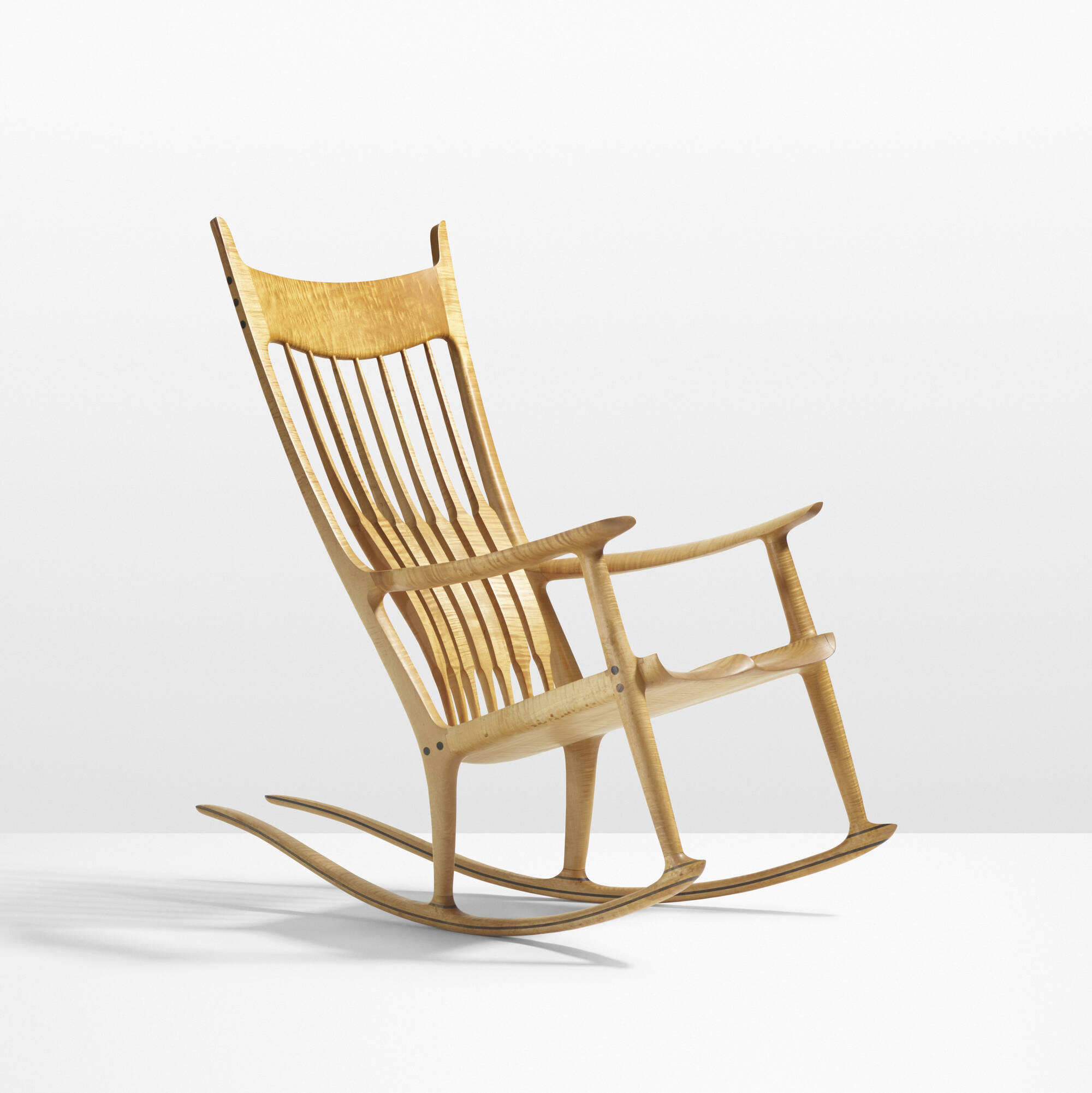 38 SAM MALOOF, Exceptional rocking chair