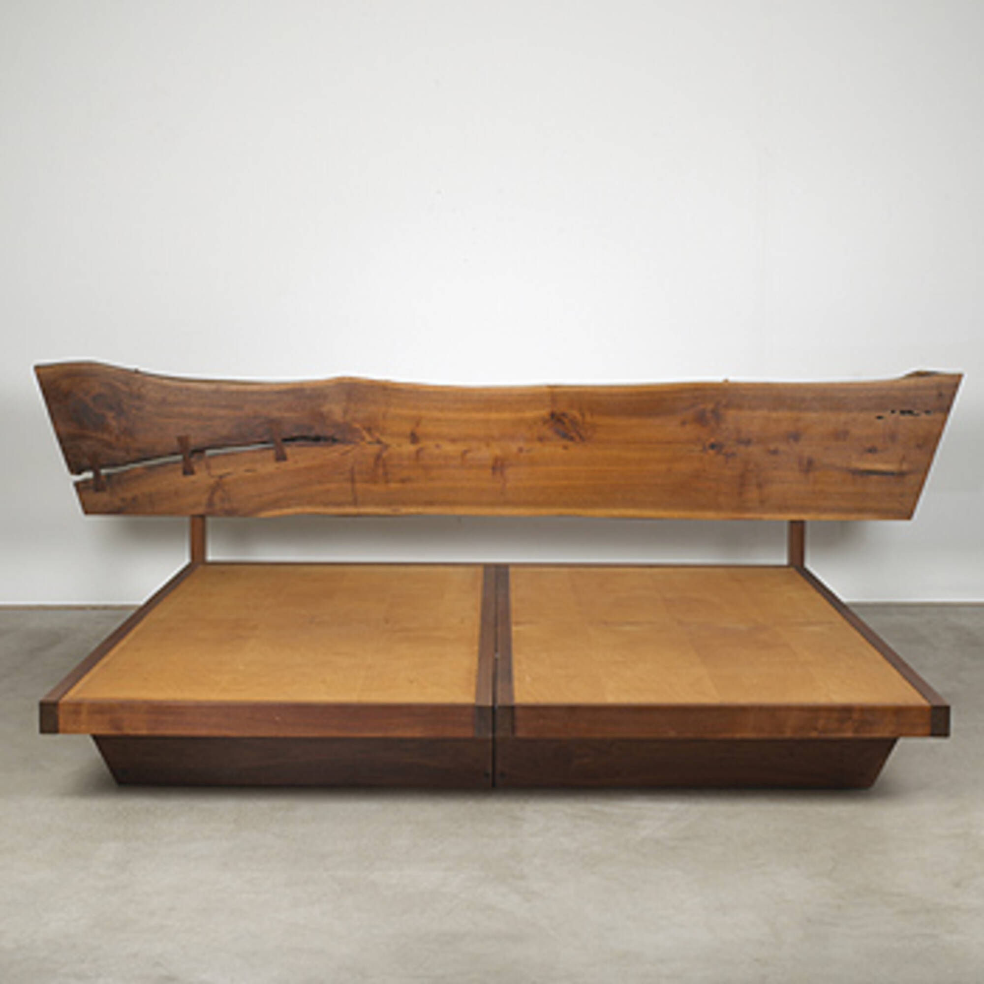 409: GEORGE NAKASHIMA, King-size Platform bed < Modern Design, 3 