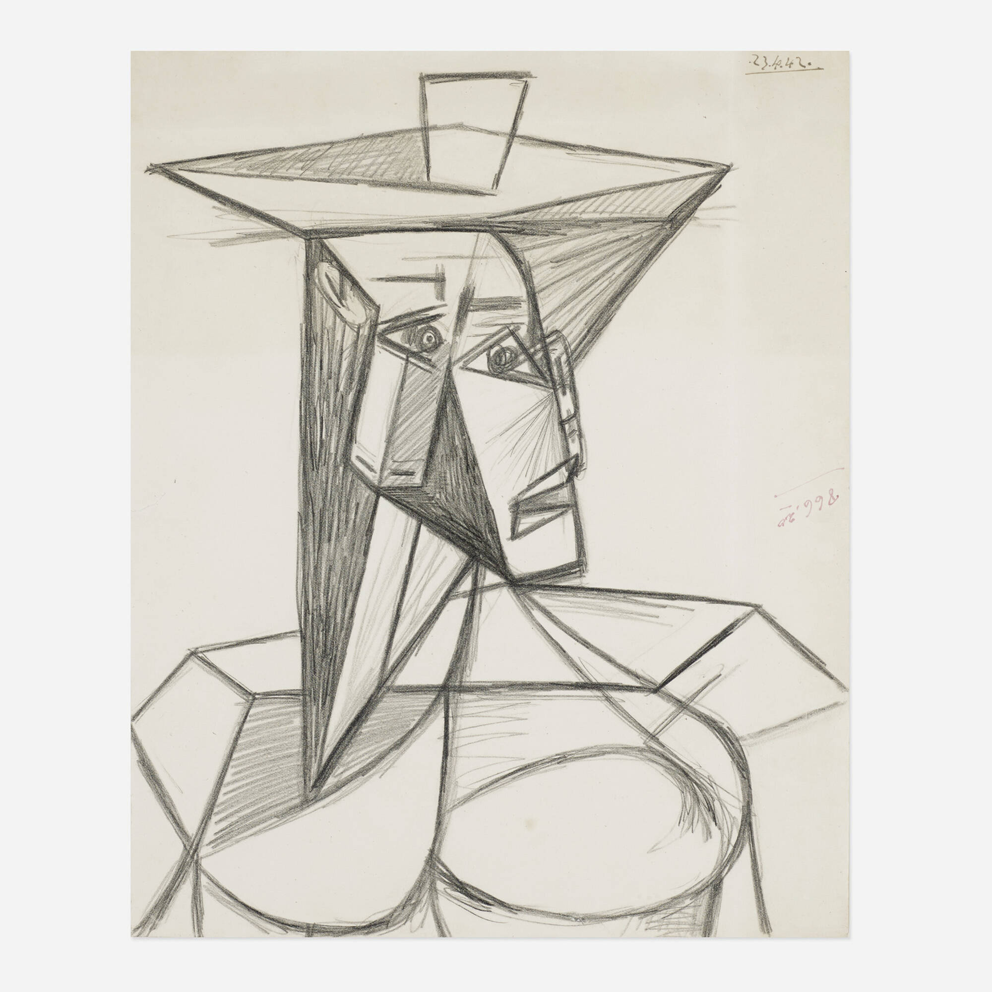 5 PABLO PICASSO, Buste de Femme