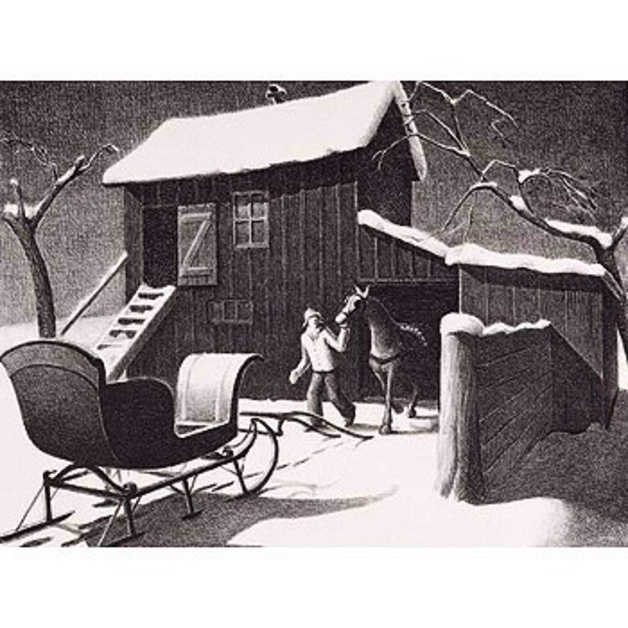151: GRANT WOOD, December Afternoon < The American Scene: Art of