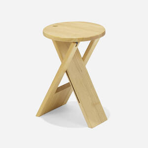 185: ROGER TALLON, TS folding stool < A Seat for One