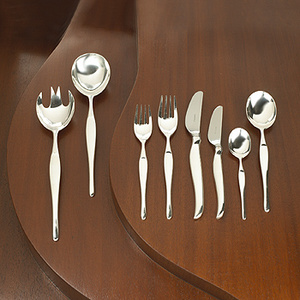 508: TAPIO WIRKKALA, Duo silverware set < Modern Design, 3 October 2004 <  Auctions | Wright: Auctions of Art and Design